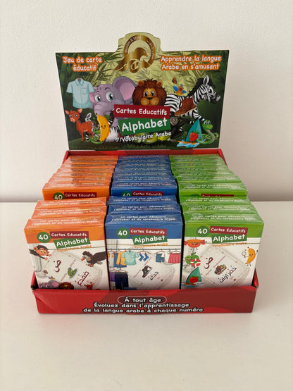 Carte éducative apprendre l’arabe