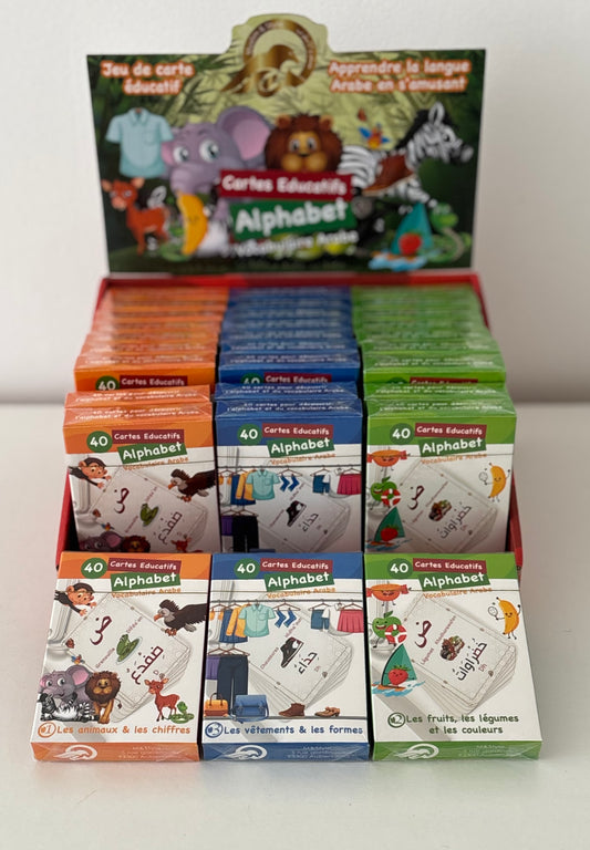 Carte éducative apprendre l’arabe