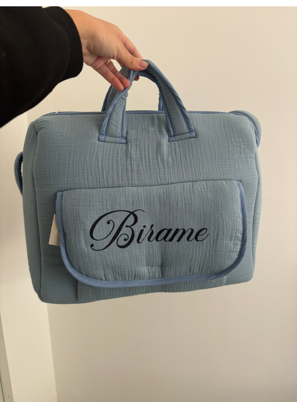 Sac à langer en gaz de coton