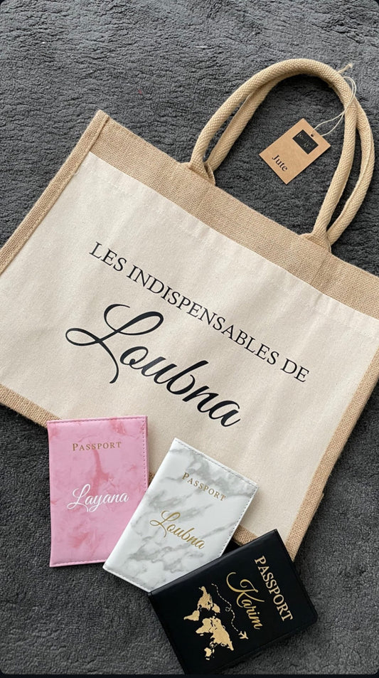 Grand sac en toile de jute